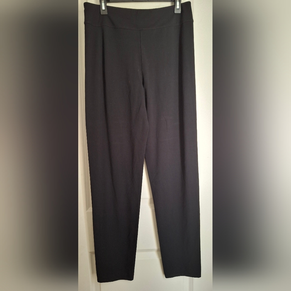 J.jill Classic Black Women's Strech Pants Sz M Tall Casual Streetwear